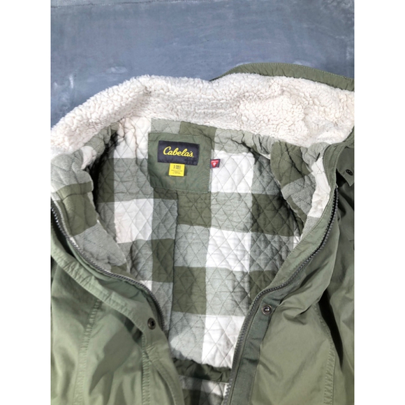 Cabelas women’s jacket Sherpa hood size small - Picture 3 of 3